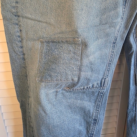 WE THE FREE FREE PEOPLE MOXIE BARREL JEANS Size 28 | Distressed Boho Denim - Picture 5 of 10